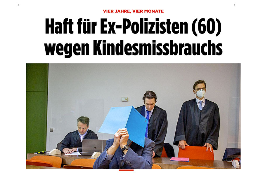 Kindesmissbrauch Pressemeldung BIld Zeitung | Tom Heindl Strafverteidiger München - Heindl Rechtsanwälte - Anwalt Strafrecht München
